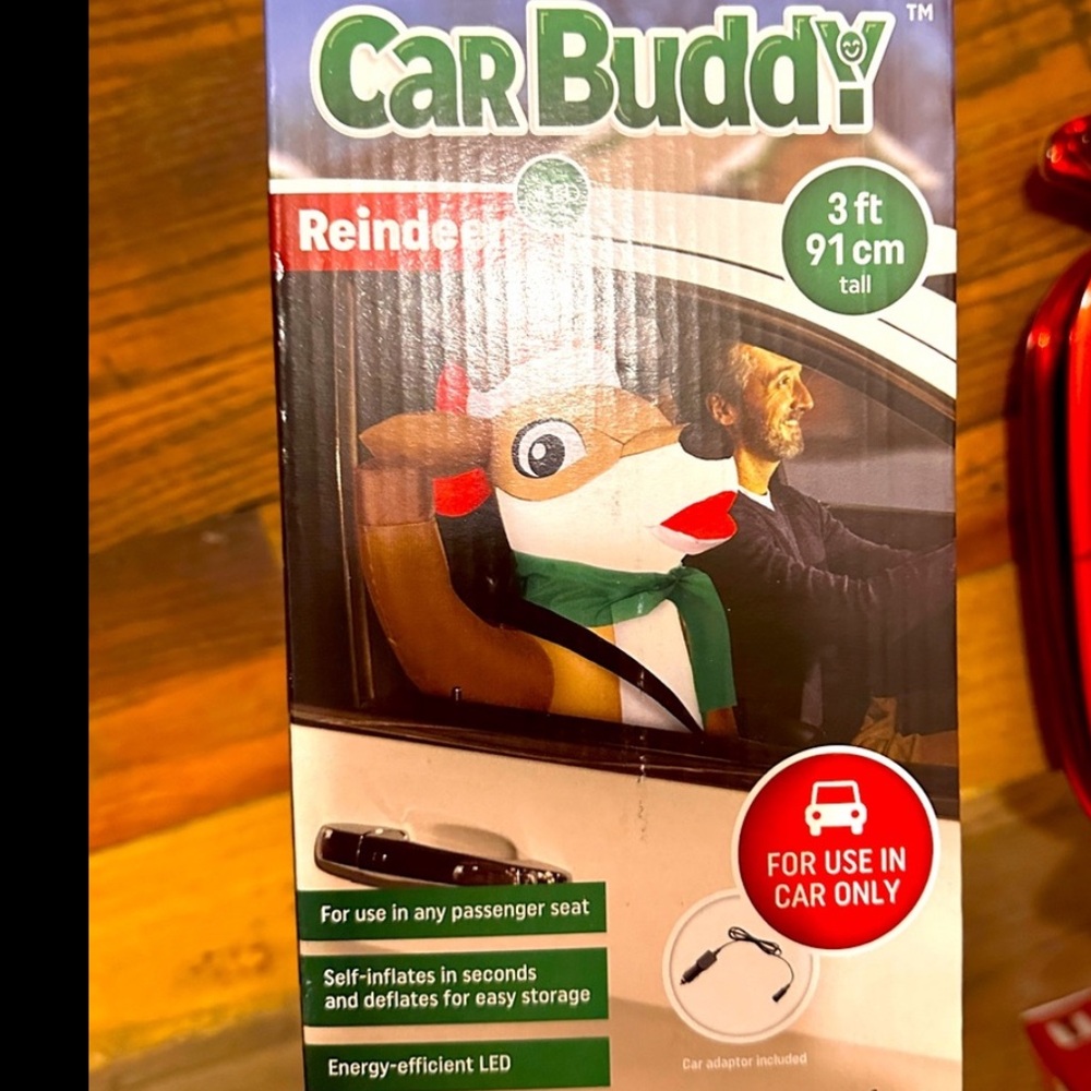 Reindeer inflatable car buddy NEW